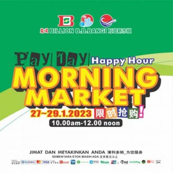 BILLION-Bandar-Baru-Bangi-Pay-Day-Morning-Market-Promotion-350x350 - Promotions & Freebies Selangor Supermarket & Hypermarket 