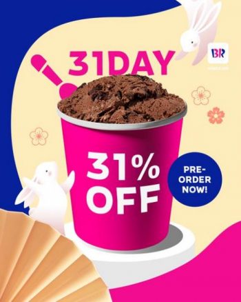 Baskin-Robbins-31Day-Pre-Order-31-OFF-Promotion-350x438 - Beverages Food , Restaurant & Pub Ice Cream Johor Kedah Kelantan Kuala Lumpur Melaka Negeri Sembilan Pahang Penang Perak Perlis Promotions & Freebies Putrajaya Sabah Sarawak Selangor Terengganu 