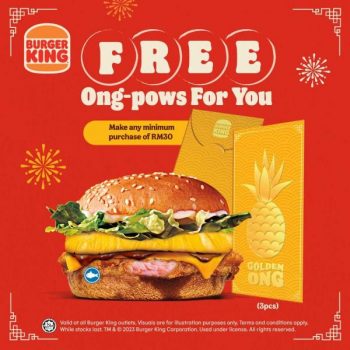 Burger-King-CNY-Free-Ong-pows-Promotion-350x350 - Beverages Food , Restaurant & Pub Johor Kedah Kelantan Kuala Lumpur Melaka Negeri Sembilan Pahang Penang Perak Perlis Promotions & Freebies Putrajaya Sabah Sarawak Selangor Terengganu 