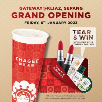 CHAGEE-Grand-Opening-Promotion-at-KLIA2-350x350 - Beverages Food , Restaurant & Pub Promotions & Freebies Selangor 