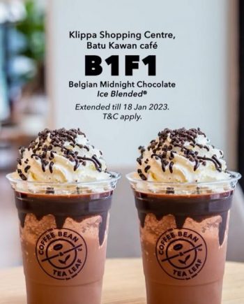 Coffee-Bean-Buy-1-Free-1-Promotion-at-Klippa-Shopping-Centre-350x435 - Beverages Food , Restaurant & Pub Penang Promotions & Freebies 
