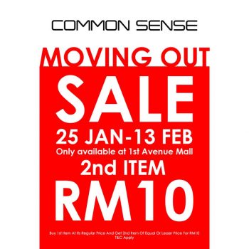 Common-Sense-Moving-Out-Sale-350x350 - Apparels Fashion Accessories Fashion Lifestyle & Department Store Malaysia Sales Penang 