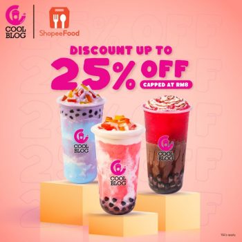 Coolblog-25-off-Promo-with-ShopeeFood-350x350 - Beverages Food , Restaurant & Pub Johor Kedah Kelantan Kuala Lumpur Melaka Negeri Sembilan Online Store Pahang Penang Perak Perlis Promotions & Freebies Putrajaya Sabah Sarawak Selangor Terengganu 