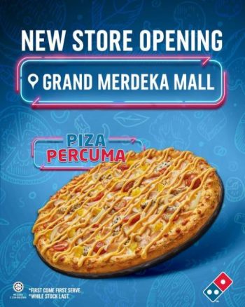 Dominos-Pizza-Opening-Promotion-at-Grand-Merdeka-Mall-350x438 - Beverages Food , Restaurant & Pub Pizza Promotions & Freebies Sabah 