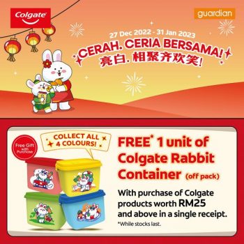 Guardian-Free-Colgate-Rabbit-Container-Promotion-350x350 - Beauty & Health Cosmetics Health Supplements Johor Kedah Kelantan Kuala Lumpur Melaka Negeri Sembilan Pahang Penang Perak Perlis Personal Care Promotions & Freebies Putrajaya Sabah Sarawak Selangor Terengganu 