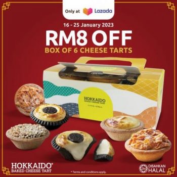 Hokkaido-Baked-Cheese-Tart-Lazada-RM8-OFF-Promotion-350x350 - Beverages Food , Restaurant & Pub Johor Kedah Kelantan Kuala Lumpur Melaka Negeri Sembilan Online Store Pahang Penang Perak Perlis Promotions & Freebies Putrajaya Sabah Sarawak Selangor Terengganu 