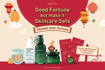 Innisfree-Chinese-New-Year-Good-Fortune-Skincare-Set-Promotion-350x233 - Beauty & Health Cosmetics Fragrances Johor Kedah Kelantan Kuala Lumpur Melaka Negeri Sembilan Pahang Penang Perak Perlis Personal Care Promotions & Freebies Putrajaya Sabah Sarawak Selangor Terengganu 