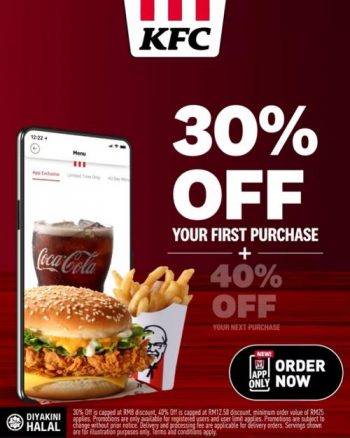 KFC-30-OFF-40-OFF-Promotion-1-350x438 - Beverages Fast Food Food , Restaurant & Pub Johor Kedah Kelantan Kuala Lumpur Melaka Negeri Sembilan Online Store Pahang Penang Perak Perlis Promotions & Freebies Putrajaya Sabah Sarawak Selangor Terengganu 