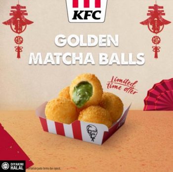 KFC-Golden-Matcha-Balls-350x349 - Beverages Fast Food Food , Restaurant & Pub Johor Kedah Kelantan Kuala Lumpur Melaka Negeri Sembilan Pahang Penang Perak Perlis Promotions & Freebies Putrajaya Sabah Sarawak Selangor Terengganu 