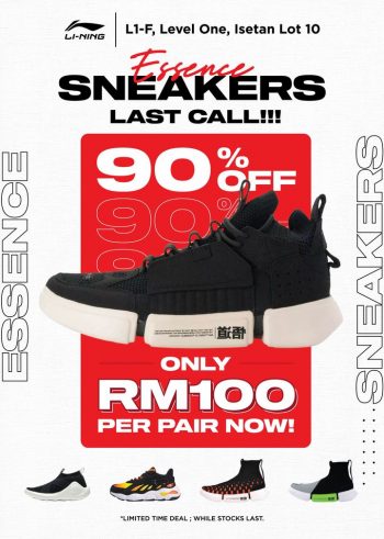 LI-NING-Essence-Sneakers-Sale-at-Isetan-The-Japan-Store-KL-350x491 - Apparels Fashion Accessories Fashion Lifestyle & Department Store Footwear Kuala Lumpur Malaysia Sales Selangor 