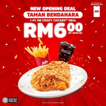 Marrybrown-Opening-Promotion-at-Taman-Bendahara-Kuala-Selangor-1-350x350 - Promotions & Freebies Selangor Supermarket & Hypermarket 