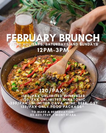 Mercat-Barcelona-Gastrobar-February-Brunch-Deal-350x437 - Beverages Food , Restaurant & Pub Kuala Lumpur Promotions & Freebies Selangor 