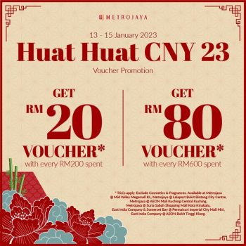 Metrojaya-Huat-Huat-CNY-2023-Free-Vouchers-Giveaways-350x350 - Johor Kedah Kelantan Kuala Lumpur Melaka Negeri Sembilan Others Pahang Penang Perak Perlis Promotions & Freebies Putrajaya Sabah Sarawak Selangor Terengganu 