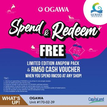 Ogawa-Spend-Redeem-Promotion-at-Gurney-Plaza-350x350 - Others Penang Promotions & Freebies 