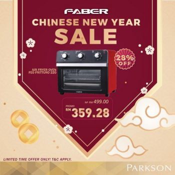 Parkson-Faber-Chinese-New-Year-Sale-350x350 - Electronics & Computers Home Appliances Johor Kedah Kelantan Kuala Lumpur Malaysia Sales Melaka Negeri Sembilan Pahang Penang Perak Perlis Putrajaya Sabah Sarawak Selangor Terengganu 