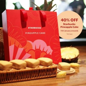 Starbucks-Chinese-New-Year-Pineapple-Cake-Promo-350x350 - Beverages Food , Restaurant & Pub Johor Kedah Kelantan Kuala Lumpur Melaka Negeri Sembilan Pahang Penang Perak Perlis Promotions & Freebies Putrajaya Sabah Sarawak Selangor Terengganu 