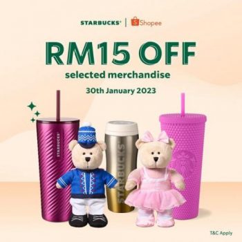 Starbucks-Shopee-Merchandise-RM15-OFF-Promotion-350x350 - Beverages Food , Restaurant & Pub Johor Kedah Kelantan Kuala Lumpur Melaka Negeri Sembilan Online Store Pahang Penang Perak Perlis Promotions & Freebies Putrajaya Sabah Sarawak Selangor Terengganu 