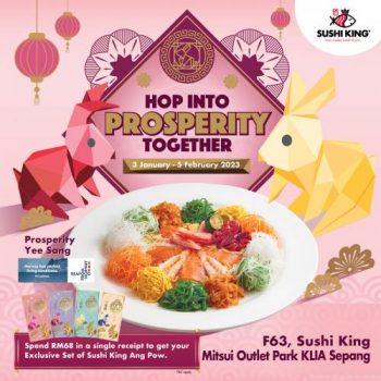 Sushi-King-Hop-Into-Prosperity-Together-Promotion-at-Mitsui-Outlet-Park-350x350 - Beverages Food , Restaurant & Pub Promotions & Freebies Selangor Sushi 