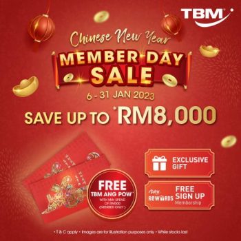 TBM-Chinese-New-Year-Member-Day-Sale-350x350 - Electronics & Computers Home Appliances IT Gadgets Accessories Johor Kedah Kelantan Kuala Lumpur Melaka Negeri Sembilan Pahang Penang Perak Perlis Putrajaya Sabah Sarawak Selangor Terengganu 