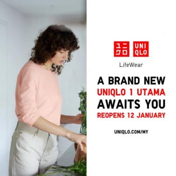 Uniqlo-Opening-Promotion-at-1-Utama-350x350 - Apparels Fashion Accessories Fashion Lifestyle & Department Store Promotions & Freebies Selangor 