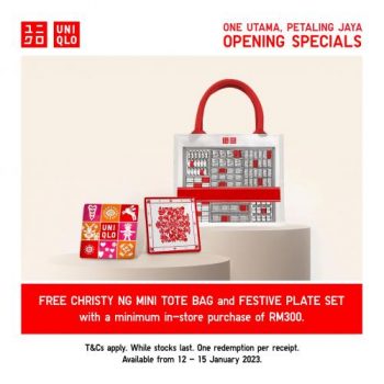 Uniqlo-Opening-Promotion-at-1-Utama-4-350x350 - Apparels Fashion Accessories Fashion Lifestyle & Department Store Promotions & Freebies Selangor 