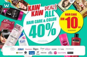 Watsons-Hair-Care-Color-40-off-Promotion-350x233 - Beauty & Health Cosmetics Hair Care Johor Kedah Kelantan Kuala Lumpur Melaka Negeri Sembilan Pahang Penang Perak Perlis Promotions & Freebies Putrajaya Sabah Sarawak Selangor Terengganu 