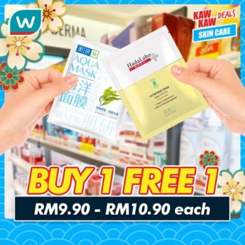 Watsons-Mask-Skincare-Buy-1-Free-1-Promotion-2-350x350 - Beauty & Health Cosmetics Health Supplements Johor Kedah Kelantan Kuala Lumpur Melaka Negeri Sembilan Online Store Pahang Penang Perak Perlis Personal Care Promotions & Freebies Putrajaya Sabah Sarawak Selangor Skincare Terengganu 