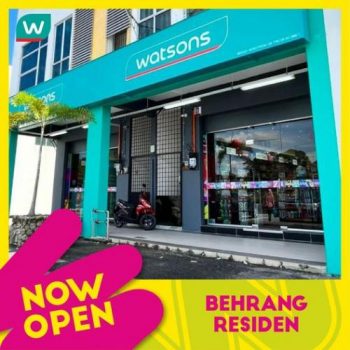 Watsons-Opening-Promotion-at-Behrang-Resident-350x350 - Beauty & Health Cosmetics Fragrances Hair Care Health Supplements Perak Personal Care Promotions & Freebies Skincare 