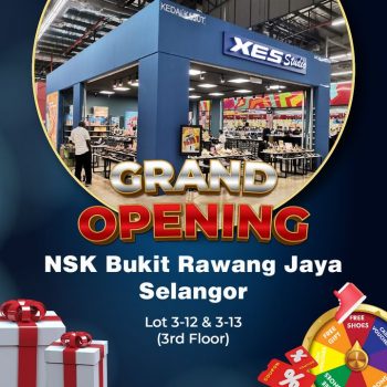 XES-Shoes-Outlet-Opening-Promotion-at-NSK-Bukit-Rawang-Jaya-350x350 - Fashion Lifestyle & Department Store Footwear Promotions & Freebies Selangor 