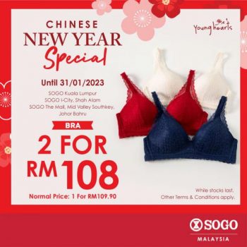 Young-Hearts-Chinese-New-Year-Sale-at-SOGO-350x350 - Fashion Accessories Fashion Lifestyle & Department Store Johor Kuala Lumpur Lingerie Malaysia Sales Selangor Underwear 