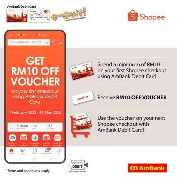 AmBank-Shopee-Promo-350x350 - AmBank Bank & Finance Johor Kedah Kelantan Kuala Lumpur Melaka Negeri Sembilan Online Store Pahang Penang Perak Perlis Promotions & Freebies Putrajaya Sabah Sarawak Selangor Terengganu 