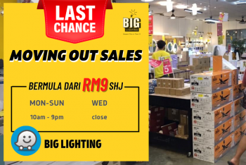 BIG-Lighting-Moving-Out-Sale-350x234 - Home & Garden & Tools Lightings Selangor Warehouse Sale & Clearance in Malaysia 