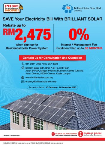 Brilliant-Solar-Special-Deal-with-Public-Bank-350x488 - Bank & Finance Kuala Lumpur Others Promotions & Freebies Public Bank Selangor 