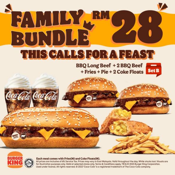 15 Feb 2023 Onward Burger King Family Bundle Deal