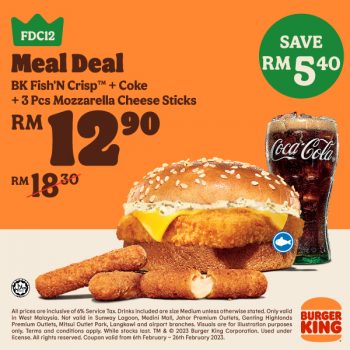 Burger-King-Meal-Deal-1-350x350 - Beverages Burger Food , Restaurant & Pub Johor Kedah Kelantan Kuala Lumpur Melaka Negeri Sembilan Pahang Penang Perak Perlis Promotions & Freebies Putrajaya Sabah Sarawak Selangor Terengganu 