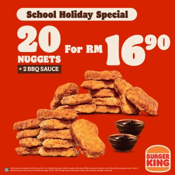 Burger-King-School-Holidays-Special-350x350 - Beverages Burger Food , Restaurant & Pub Kedah Kelantan Kuala Lumpur Melaka Negeri Sembilan Pahang Penang Perak Perlis Promotions & Freebies Putrajaya Sabah Sarawak Selangor Terengganu 