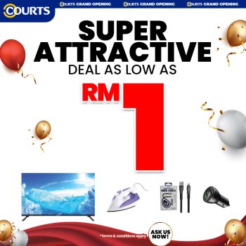 COURTS-Grand-Opening-at-MATANG-3-350x350 - Electronics & Computers Home Appliances IT Gadgets Accessories Kitchen Appliances Promotions & Freebies Sarawak 