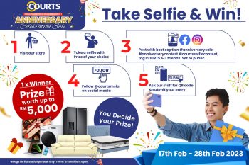 COURTS-Take-Selfie-Win-Contest-350x233 - Computer Accessories Electronics & Computers Events & Fairs IT Gadgets Accessories Johor Kedah Kelantan Kuala Lumpur Melaka Negeri Sembilan Online Store Pahang Penang Perak Perlis Putrajaya Sabah Sarawak Selangor Terengganu 