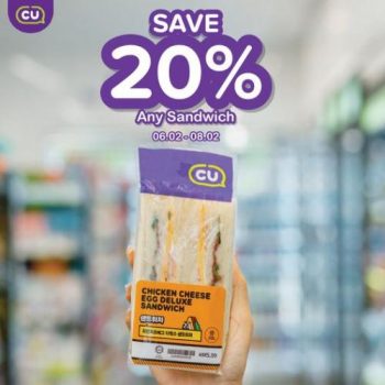 CU-Sandwich-20-OFF-Promotion-350x350 - Johor Kedah Kelantan Kuala Lumpur Melaka Negeri Sembilan Pahang Penang Perak Perlis Promotions & Freebies Putrajaya Sabah Sarawak Selangor Supermarket & Hypermarket Terengganu 