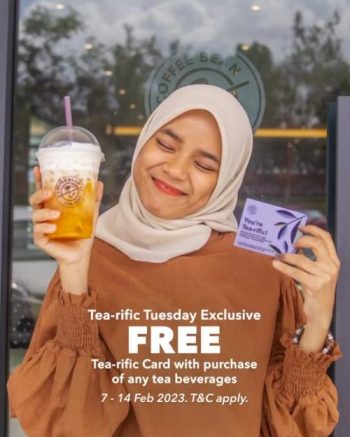 Coffee-Bean-FREE-Tea-rific-Card-Promotion-350x437 - Beverages Food , Restaurant & Pub Johor Kedah Kelantan Kuala Lumpur Melaka Negeri Sembilan Pahang Penang Perak Perlis Promotions & Freebies Putrajaya Sabah Sarawak Selangor Terengganu 