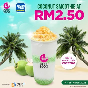 Coolblog-Touch-n-Go-eWallet-Coconut-Smoothie-Promo-350x350 - Beverages Food , Restaurant & Pub Johor Kedah Kelantan Kuala Lumpur Melaka Negeri Sembilan Pahang Penang Perak Perlis Promotions & Freebies Putrajaya Sabah Sarawak Selangor Terengganu 