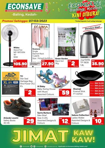 Econsave-Opening-Promotion-at-Baling-Kedah-1-350x495 - Kedah Promotions & Freebies Supermarket & Hypermarket 