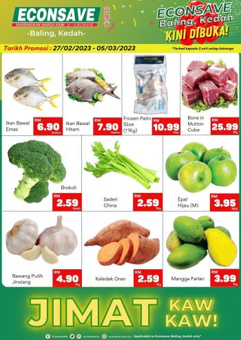 Econsave-Opening-Promotion-at-Baling-Kedah-350x495 - Kedah Promotions & Freebies Supermarket & Hypermarket 