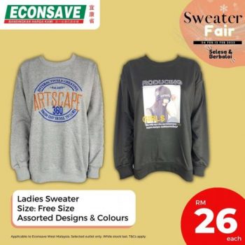 Econsave-Sweater-Fair-Promotion-3-350x350 - Johor Kedah Kelantan Kuala Lumpur Melaka Negeri Sembilan Pahang Penang Perak Perlis Promotions & Freebies Putrajaya Sabah Sarawak Selangor Supermarket & Hypermarket Terengganu 