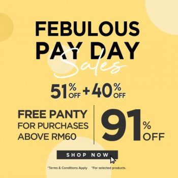 Felancy-Online-PayDay-Promotion-350x350 - Fashion Accessories Fashion Lifestyle & Department Store Johor Kedah Kelantan Kuala Lumpur Lingerie Melaka Negeri Sembilan Online Store Pahang Penang Perak Perlis Promotions & Freebies Putrajaya Sabah Sarawak Selangor Terengganu Underwear 