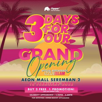 Fipperslipper-Grand-Opening-at-Aeon-Mall-Seremban-2-350x350 - Fashion Accessories Fashion Lifestyle & Department Store Footwear Negeri Sembilan Promotions & Freebies 