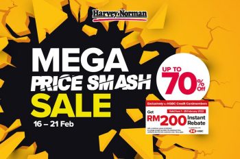 Harvey-Norman-Mega-Price-Smash-Sale-350x232 - Computer Accessories Electronics & Computers IT Gadgets Accessories Johor Kedah Kelantan Kuala Lumpur Melaka Negeri Sembilan Pahang Penang Perak Perlis Putrajaya Sabah Sarawak Selangor Terengganu Warehouse Sale & Clearance in Malaysia 