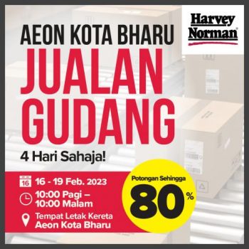 Harvey-Norman-Warehouse-Sale-at-AEON-Kota-Bharu-350x350 - Electronics & Computers Furniture Home & Garden & Tools Home Appliances Home Decor Kelantan Warehouse Sale & Clearance in Malaysia 