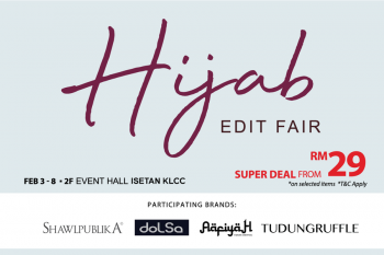 Isetan-Hijab-Edit-Fair-350x233 - Apparels Events & Fairs Fashion Accessories Fashion Lifestyle & Department Store Kuala Lumpur Selangor 