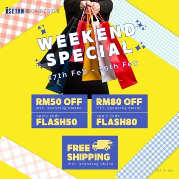 Isetan-Weekend-Special-350x350 - Kuala Lumpur Promotions & Freebies Selangor Supermarket & Hypermarket 